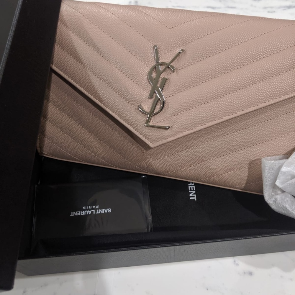 NEW SAINT LAURENT Monogram Medium chain wallet - Picture 4 of 7